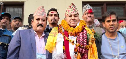सुर्खेत निर्वाचन क्षेत्र नम्बर १ बाट नेपाली कांग्रेसका उम्मेदवार विष्णुबहादुर खड्का विजयी