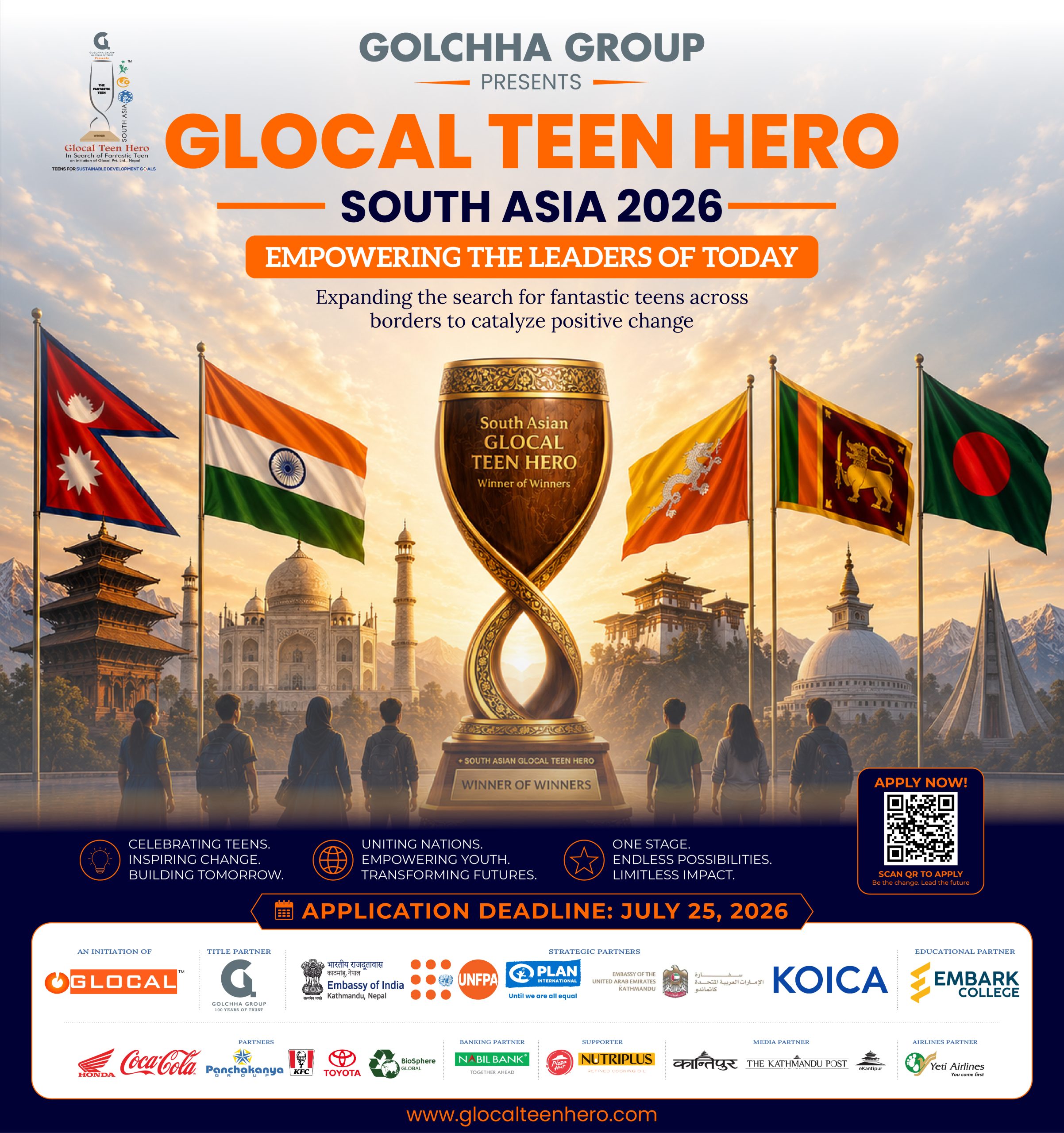 ग्लोकल टिन हिरो अब दक्षिण एसियामा  विस्तार,२०२६ मा सम्पूर्ण क्षेत्रका युवा नेताहरूलाई एकै मञ्चमा ल्याउने
