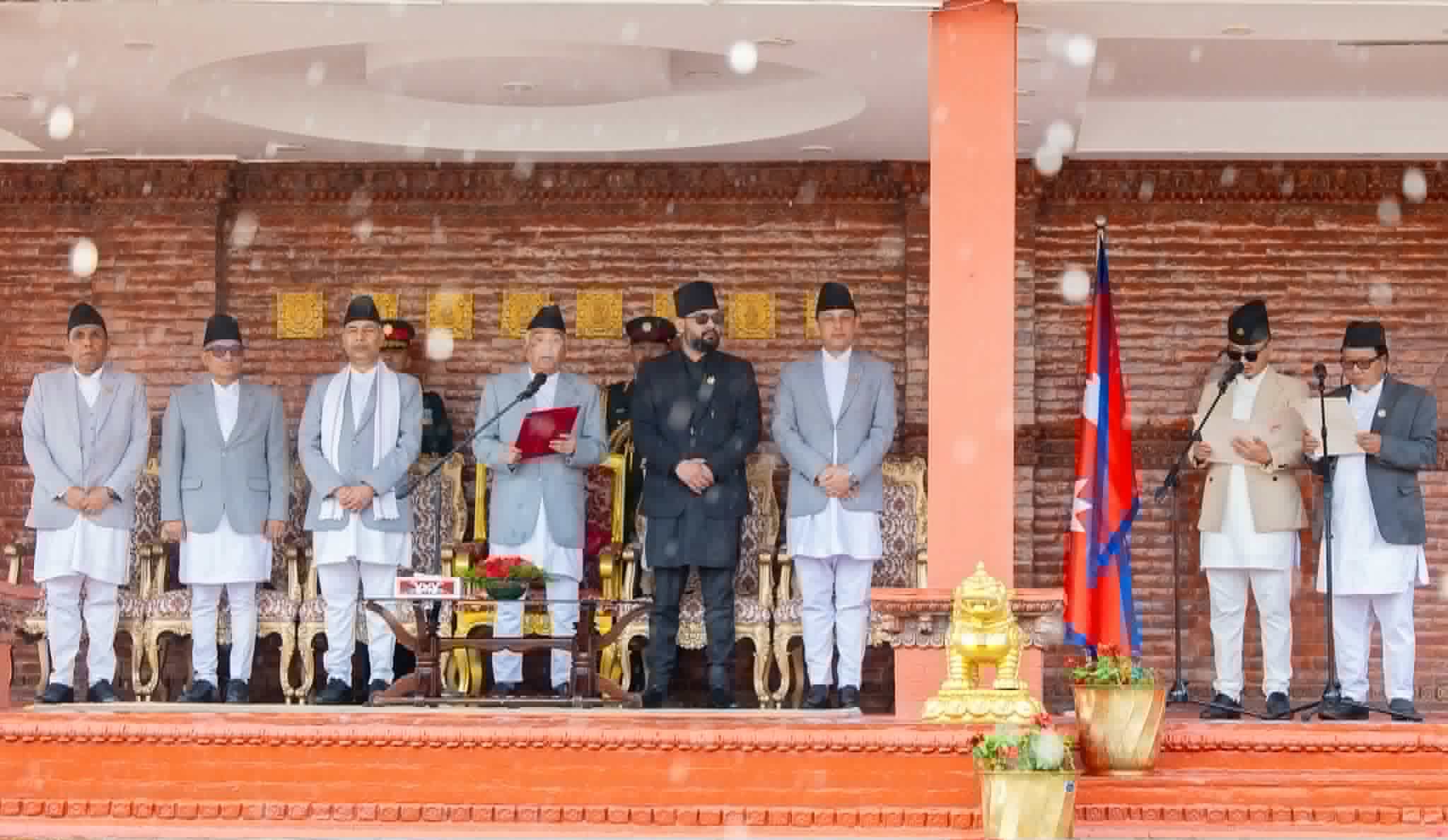 दुई मन्त्री नियुक्तीसँगै प्रधानमन्त्रीद्धारा मन्त्रिपरिषद् सदस्यको मर्यादाक्रम निर्धारण