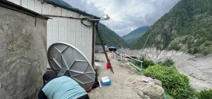 रसुवाको टिमुरेमा बाढीको जोखिमबारे पूर्वसूचना प्रणालीलाई प्रभावकारी बनाउन सीसी क्यामेरा जडान