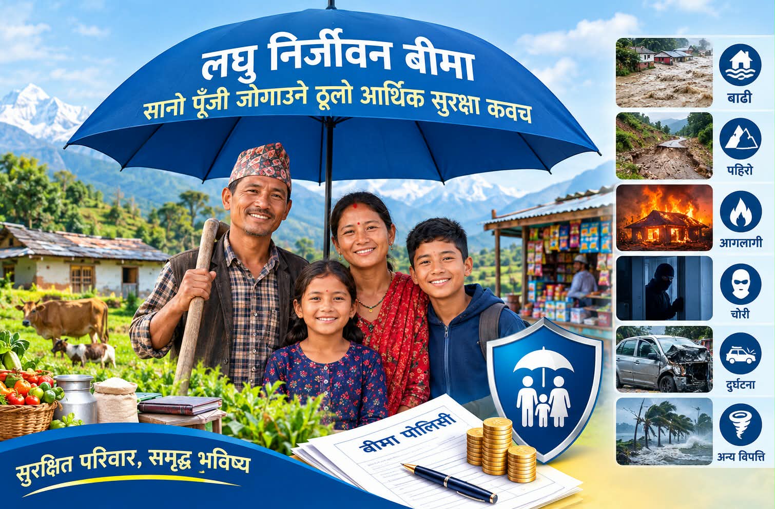 लघु निर्जीवन बीमा : सानो पूँजी जोगाउने ठूलो आर्थिक सुरक्षा कवच लघु निर्जीवन बीमा : सानो पूँजी जोगाउने ठूलो आर्थिक सुरक्षा कवच